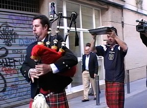 Piping in the Haggis